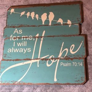 Psalm 70:14 Wall Decor Hope Bible Verse:
